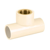 Tee de cpvc c/rosca inerior de insero mealico de 1/2"